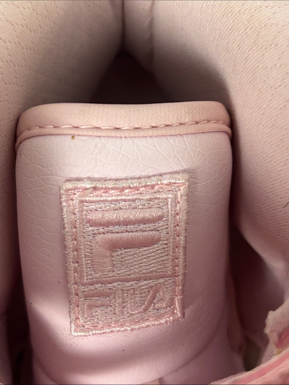 FILA Pink High Top Sneakers Women’s Size 10 Lace Up Hook & Loop Athletic Shoes - Picture 7 of 10
